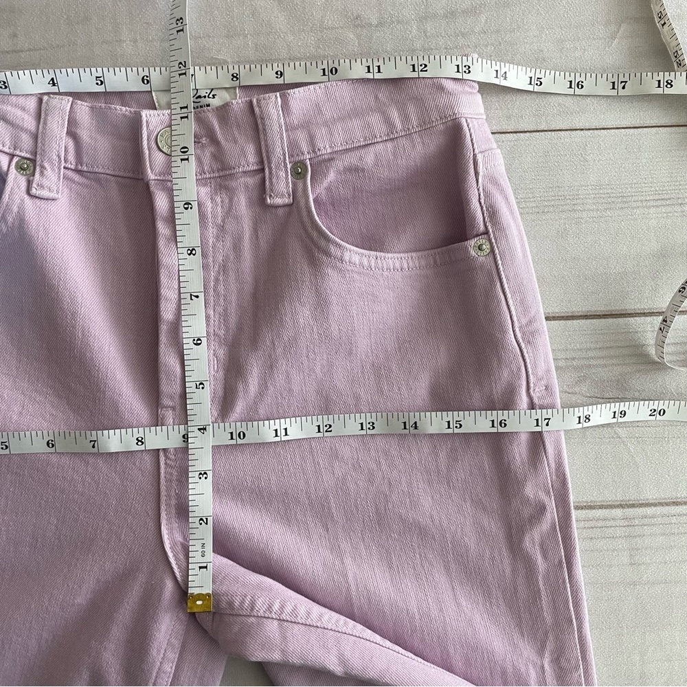 Rails Denim The Getty High Rise Wide Leg Jeans Women’s 26 Lilac Luxury Designer - Picture 12 of 16